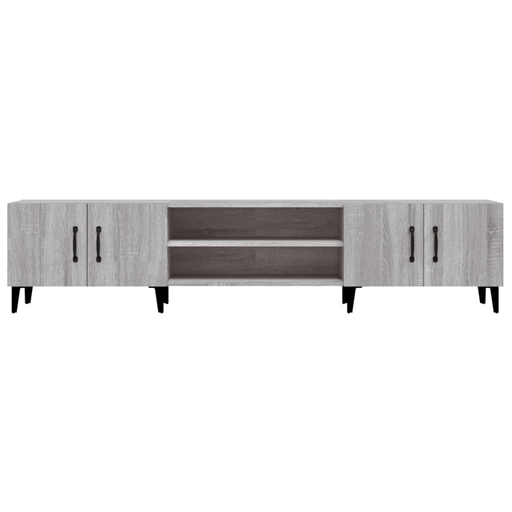 Maison Exclusive - Meuble TV sonoma gris 180x31,5x40 cm bois d'ingénierie - 6