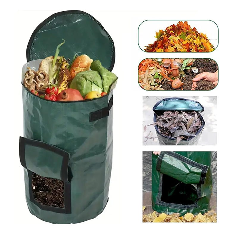 Compost Bag Compost Sac FRESH AIR™ Compostable Waste Bags – Full