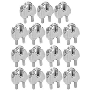 10 Morsetti Per Fune Metallica M6 + 10 Ditali In Acciaio Inox - Per Cavi Da 6 Mm, Ideali Per Recinzioni E Tende - Foto 12