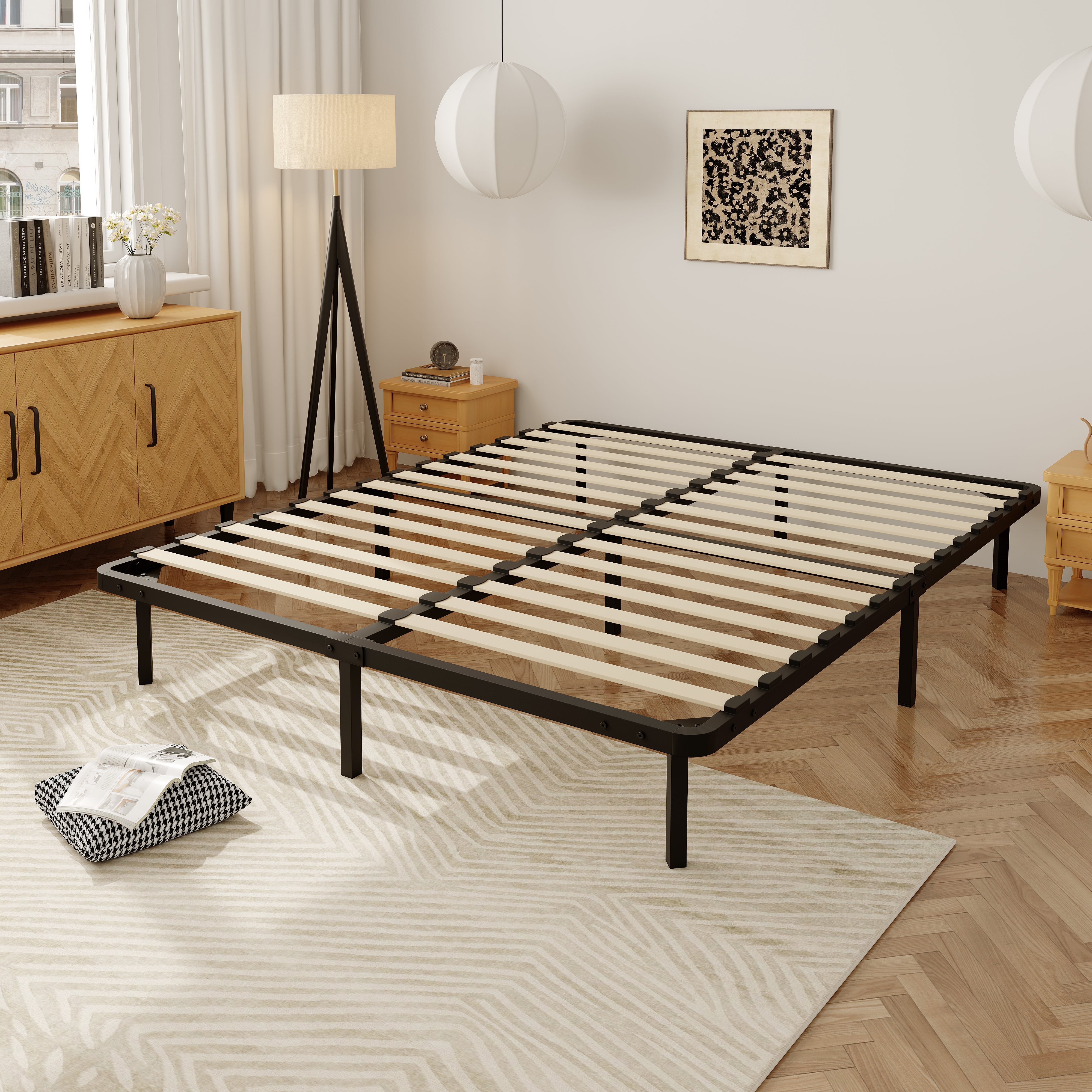 Sommier à Lattes Contreplaqué Bouleau 160x200 Cm - 32 Lattes, Lot De 2x80x200 Cm
