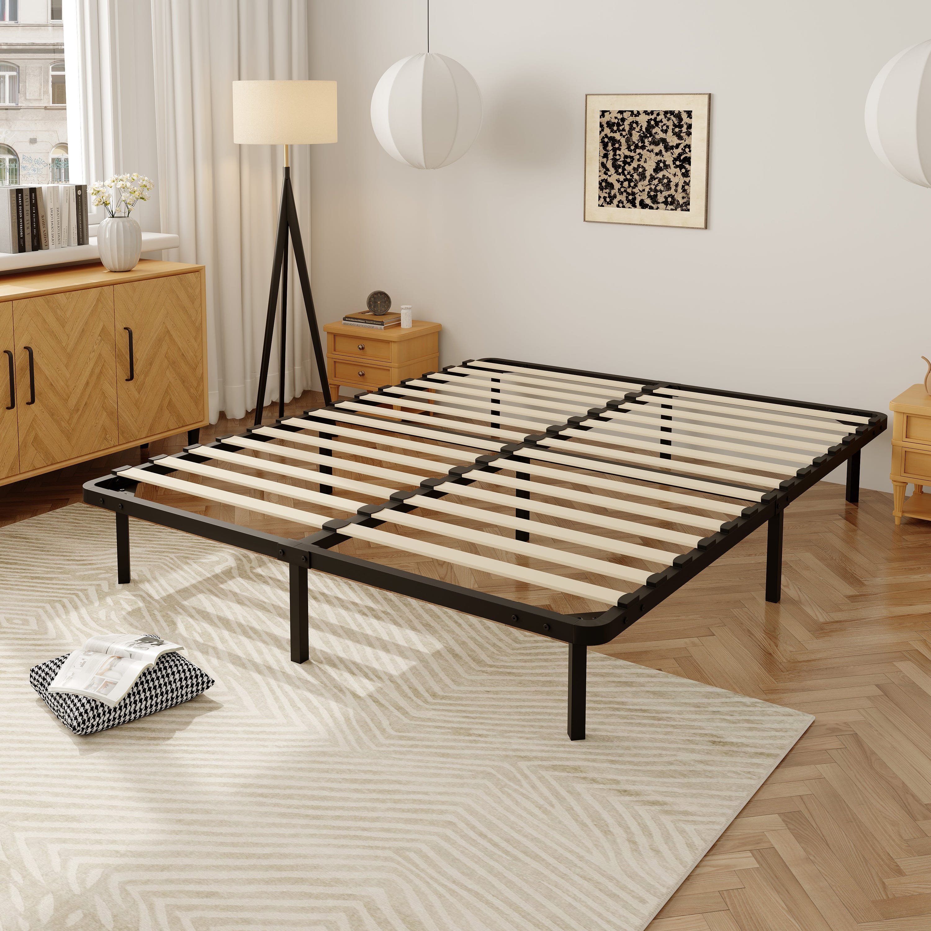 Sommier à Lattes Contreplaqué Bouleau 160x200 Cm - 32 Lattes, Lot De 2x80x200 Cm