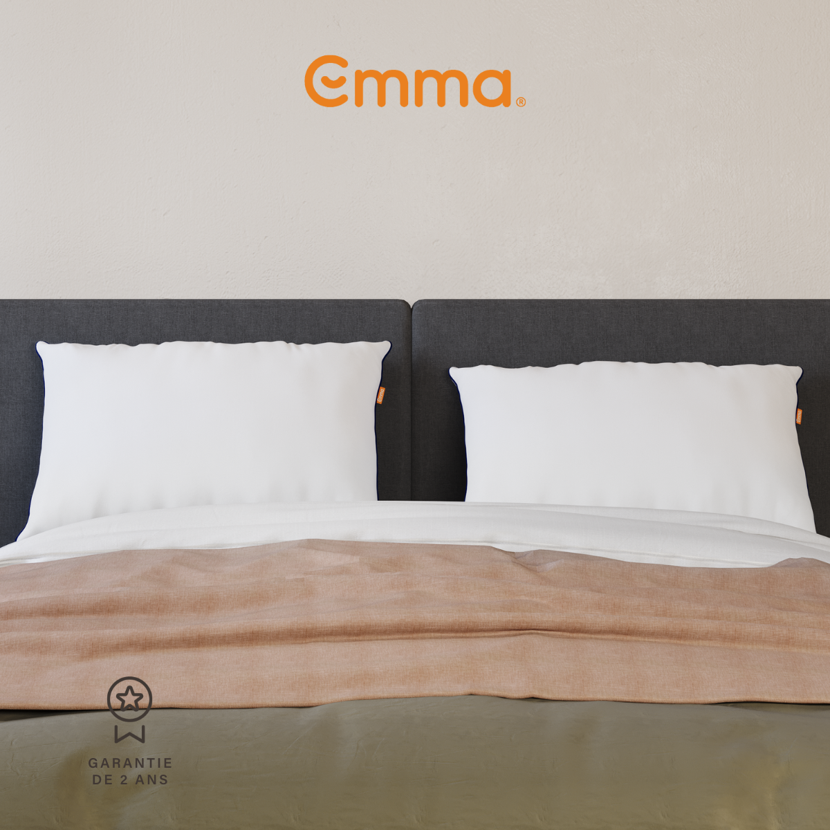 EMMA | Oreiller Emma Original Confort 50x70 cm | Doux et Moelleux | Soulage La Pression | Hauteur Adaptable | Hypoallergénique - 6