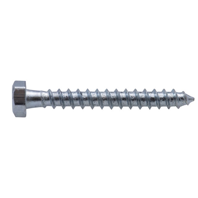 Tirefond tête hexagonale zingué Viswood 5x40 mm (x20 tirefonds)