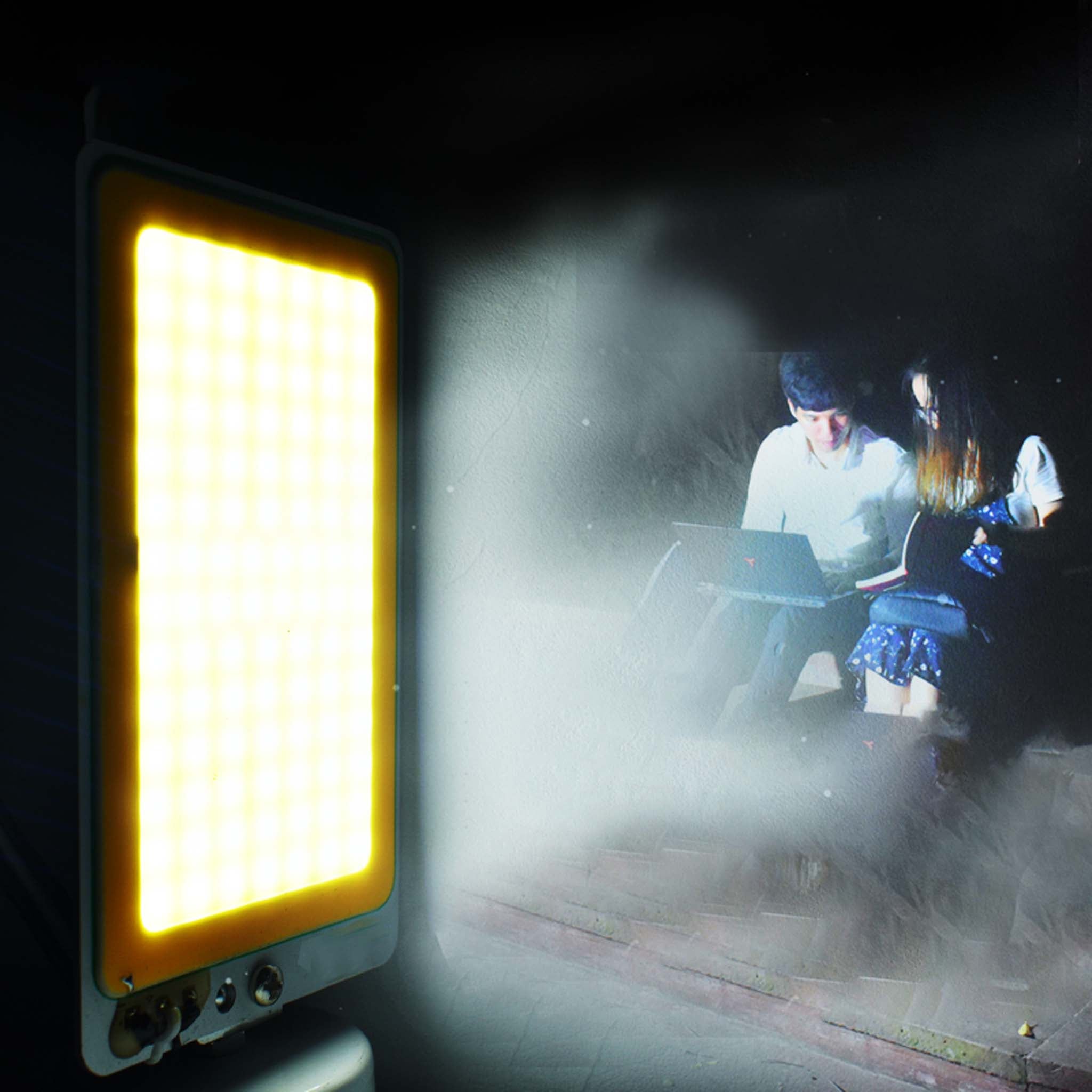 Lampe Télescopique LED Wiltec 12V - 148 LED, 1961 Lm, 3 Modes, Support Magnétique, Télécommande, Pour Camping, Tente