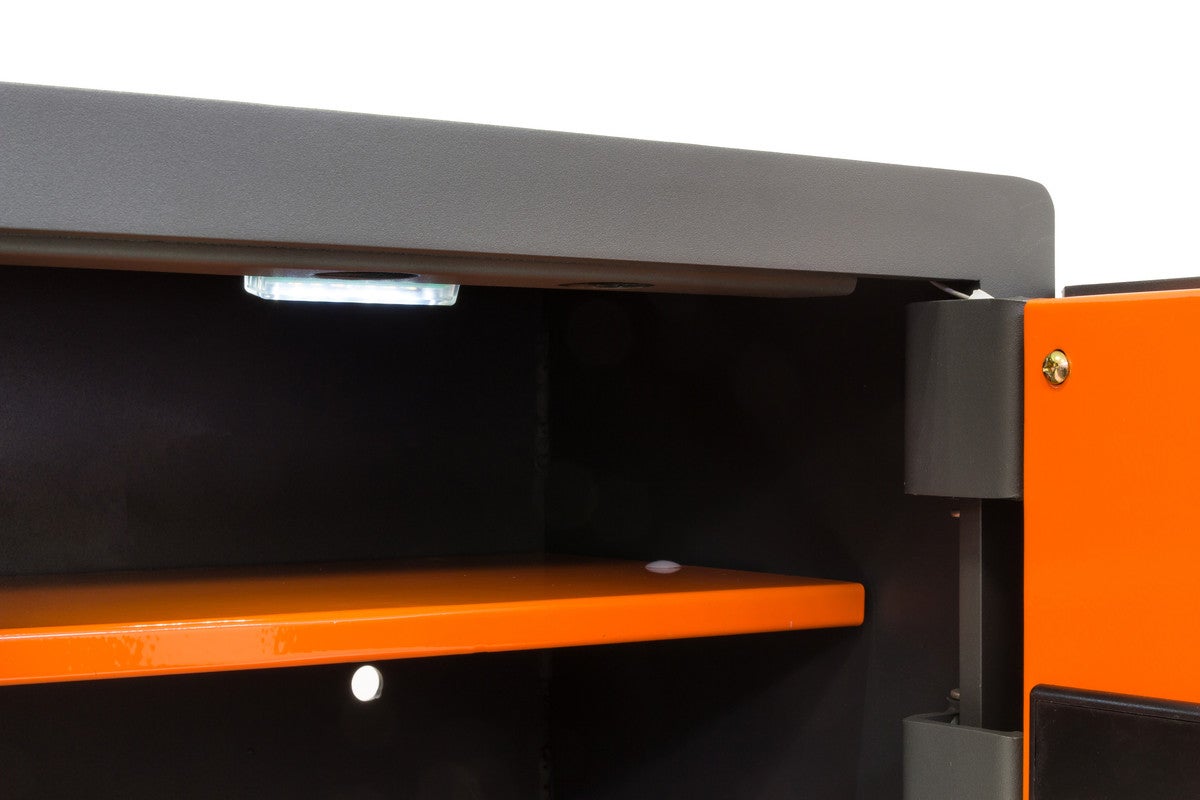 ARREGUI Plus C 180040 Coffre-fort à code et a clé, Coffre-fort double sécurité electronique à code et serrure certifiée à clé, 27 x 38,5 x 30 cm, 23L - 6