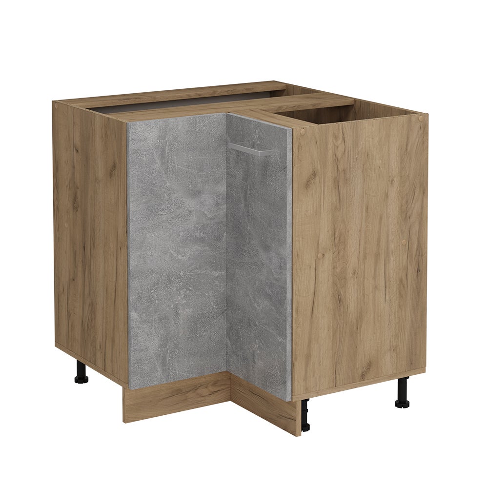 Vicco Szafka narożna R-Line, Beton, 75.6 cm bez blatu roboczego
