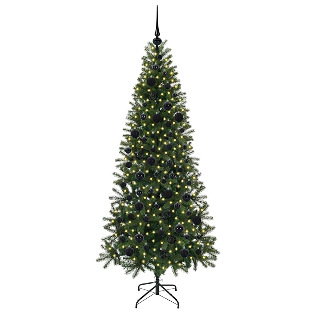 vidaXL Sapin de Noël artificiel avec 300 LED Vert 180 cm PE et PVC - 3