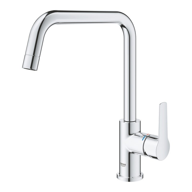 Baterie bucatarie Grohe 30630000, Start, tip comanda monocomanda, marime inalta, forma pipa tip u, crom
