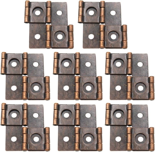 Lot 4 Charnières Double Action Pour écran Pliable – 1,85″ – Or – Uxcell