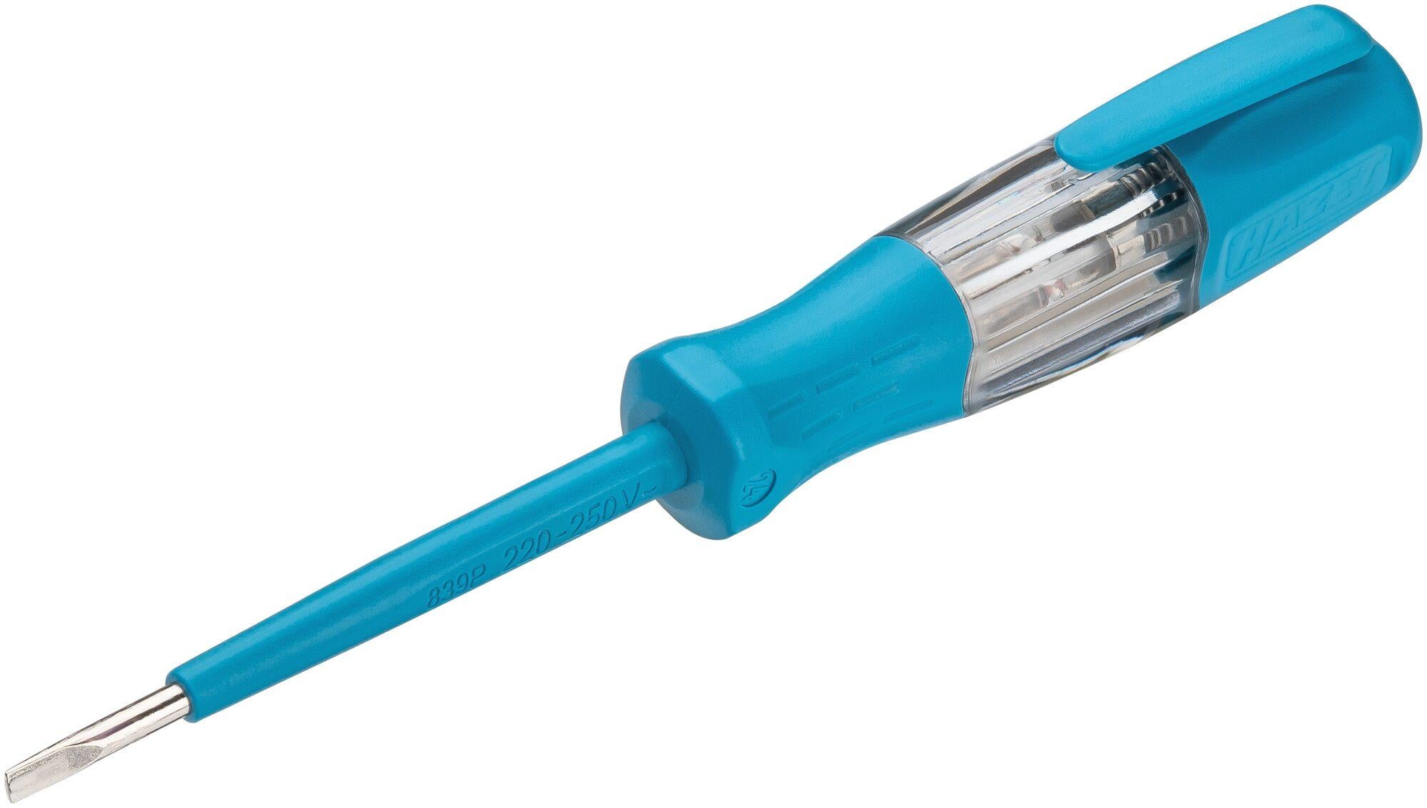 Tensione Tester VIGOR V1138, Cacciavite Lampeggiante Profilo Fessura 0,5x3mm, 140mm, Fatto In Slovenia