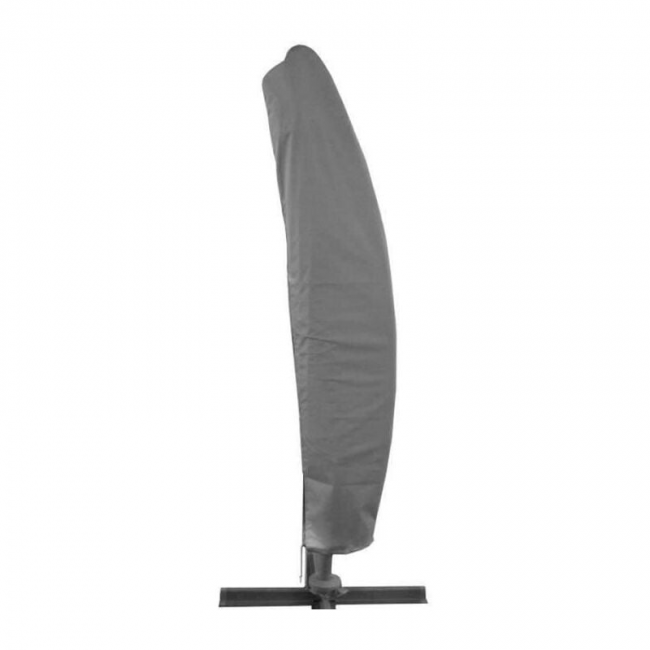Szary pokrowiec na parasol, pokrowce na parasole, odporne na warunki atmosferyczne, anty-UV, wiatroszczelne i śniegoodporne, 265 cm, praktyczne