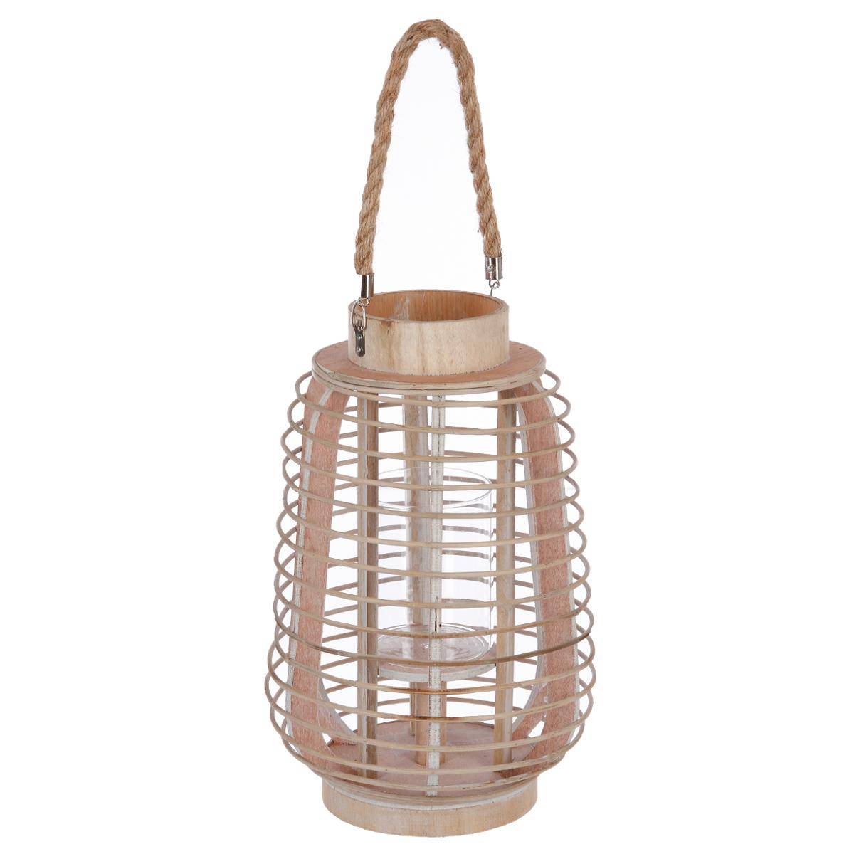 Atmosphera – Cloche décorative en verre 19cm – Transparent – Design élégant pour mise en valeur d'objets – Verre & MDF léger
