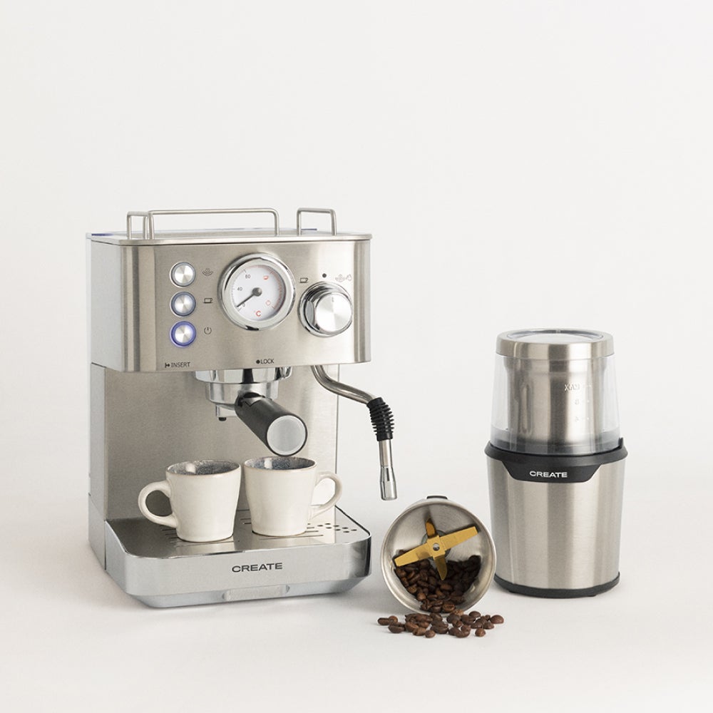 Machine à Expresso CREATE THERA CLASSIC 20 Bars - Semi-Automatique Avec Fonction Café Froid Et Buse Vapeur | 1,2L