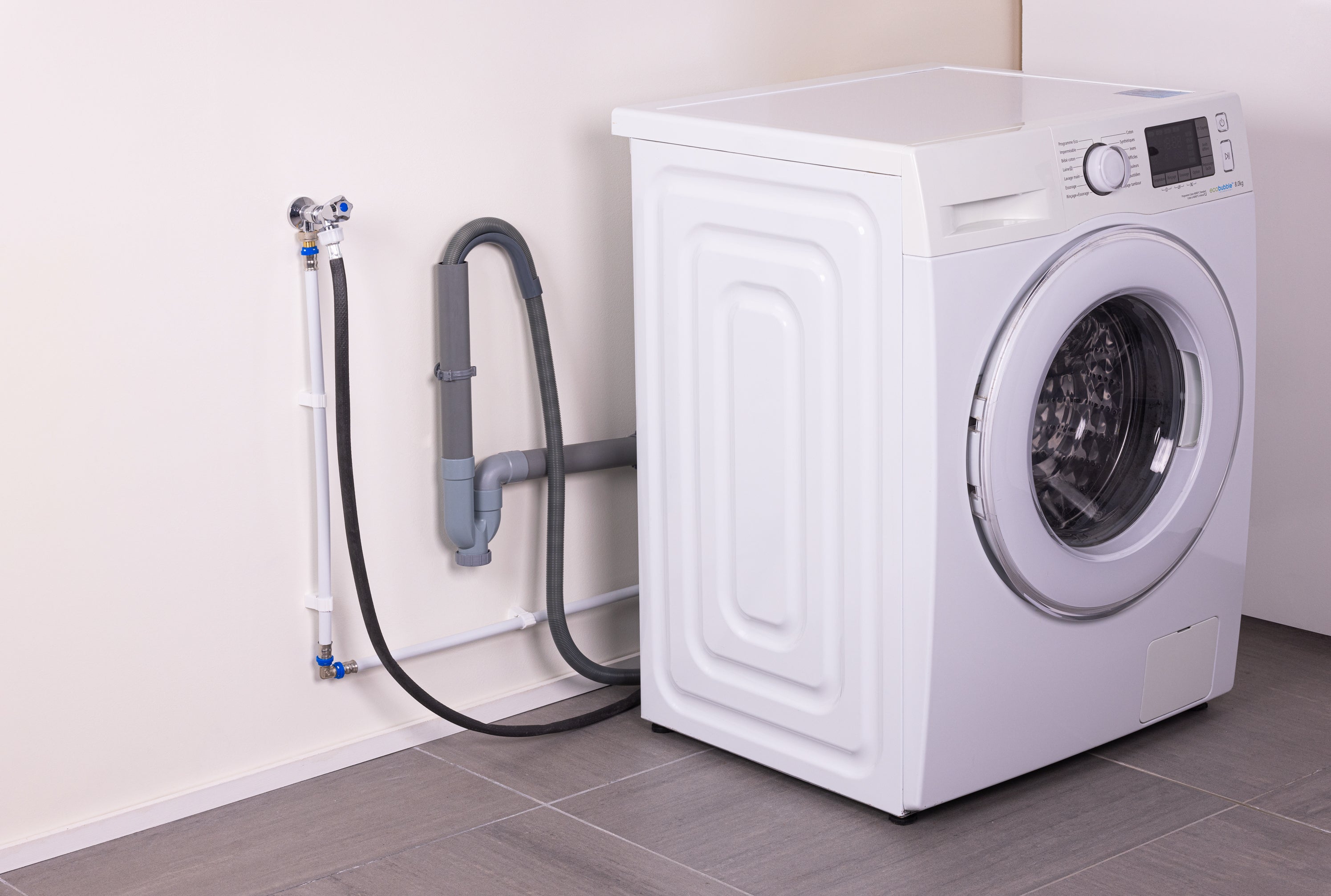 Kit applique murale écrou tournant + robinet de machine à laver NOYON & THIEBAULT - 2