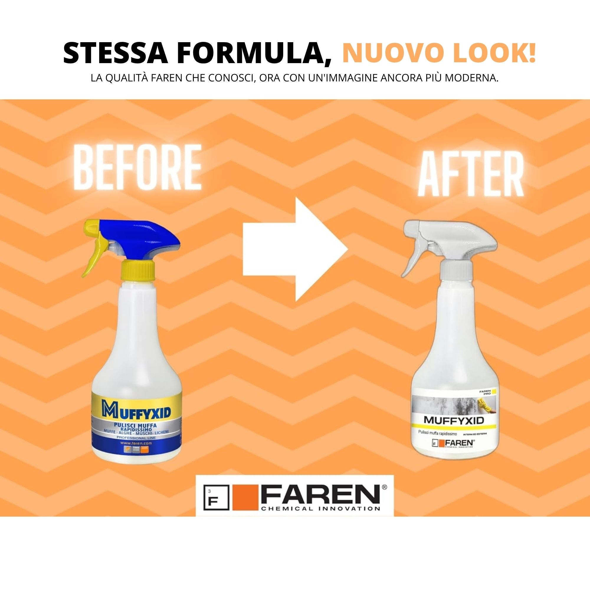 2 Spray Antimofo FAREN MUFFYXID 500 ml para Paredes Internas e Muros - 2