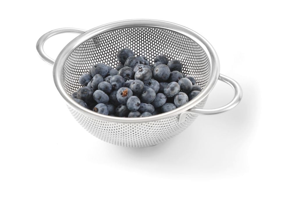 Scolapasta HENDI In Acciaio Inox Ø220 Mm - Colino Rotondo Con Maniglie Per Pasta, Verdura E Frutta