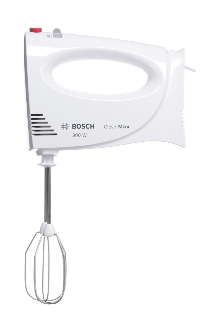 Bosch MFQ3010 Batteur Électrique 300W - 2 Vitesses + Turbo - Accessoires Inox - Blanc