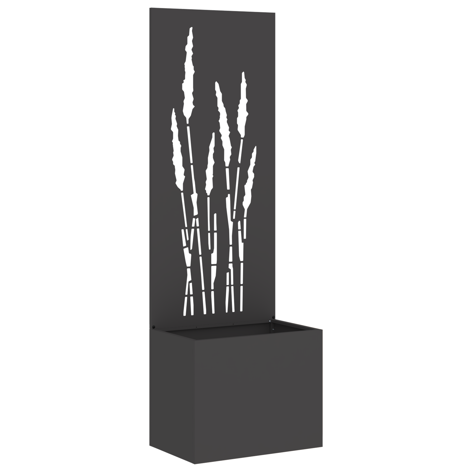 Écran de confidentialité de jardin Fretwork Noir 50 x 140 cm vidaXL - 2