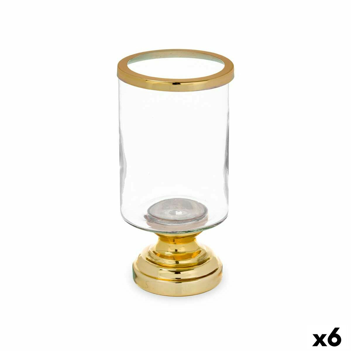 Vase (ou bougeoir) en laiton ciselé - Décoration