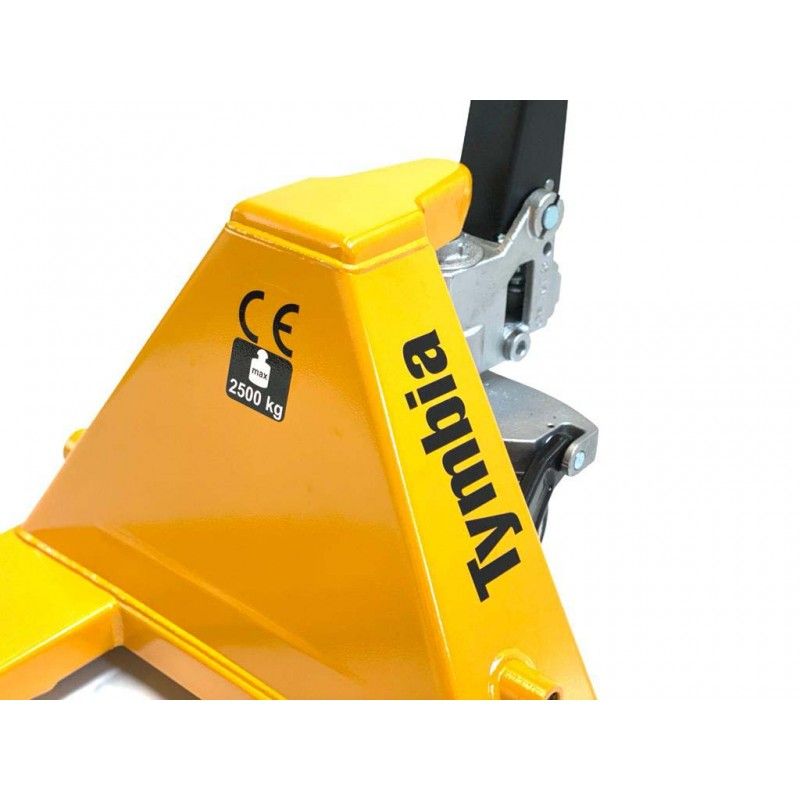 Porta-paletes manual TYMBIA 2500kg, 1150x540mm, rodas em poliuretano - 3