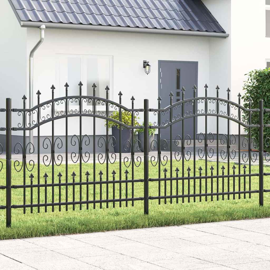 Ogrodzenie Ogrodowe Kampen Szary 240 x 140 cm vidaXL