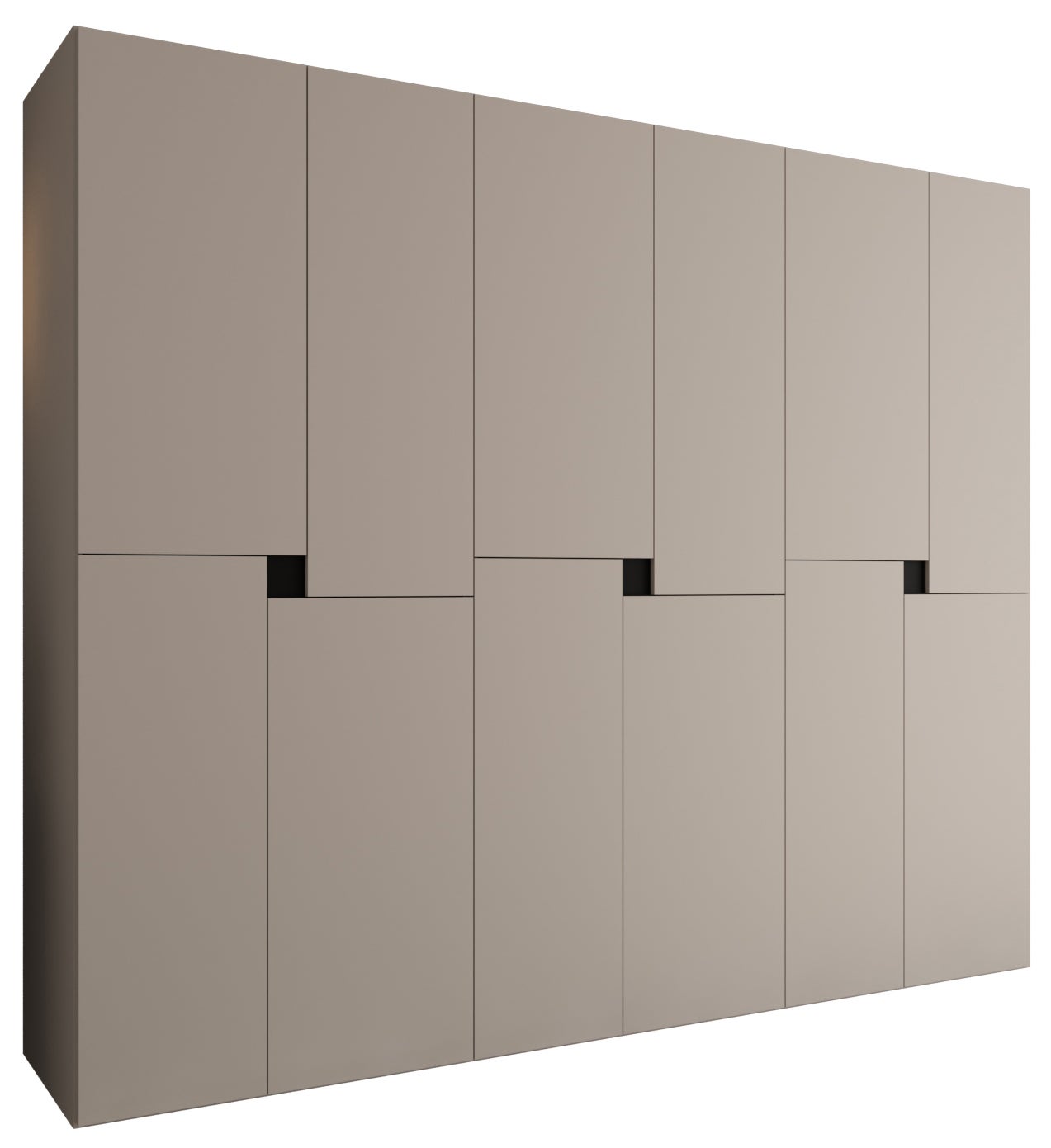 Szafa uchylna otwierana TEMPO 240 x 52 x 203 cm kaszmir Abiks Meble