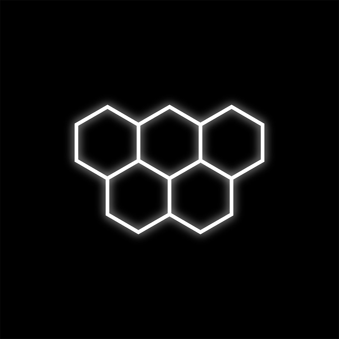 Lampa sufitowa LED HEXAGON 168W zimna 15840lm aluminium biała wym:4x229x158cm IP20 IdeaLED - 3