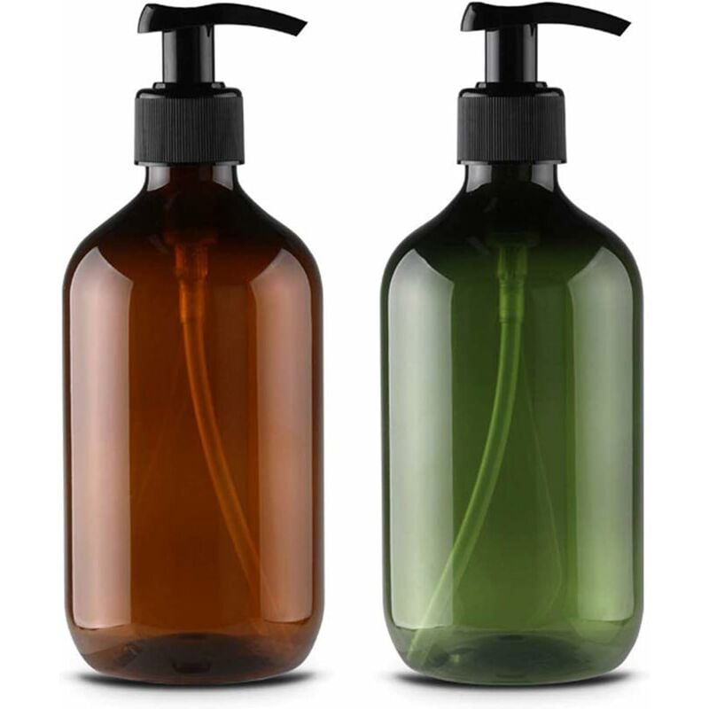 Ljdeals Bottiglie Vuote In Plastica Trasparente 236ml (8oz) Con Tappo A Disco Bianco - 6 Pezzi, PET Senza BPA Per Shampoo, Lozioni - Made In USA - 2
