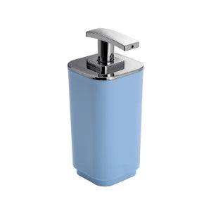 Portaspazzolini d'appoggio in resina RA98 Gedy serie RAINBOW Blu Petrolio