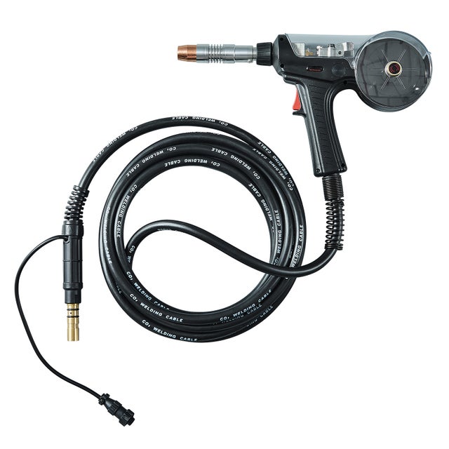 Pistolet à Bobine SucceBuy 200 A,Câble 20 Pieds,Compatible Soudeuses MIG Hobart IronMan 240,Fils Flux/Solides/Aluminium 0,030