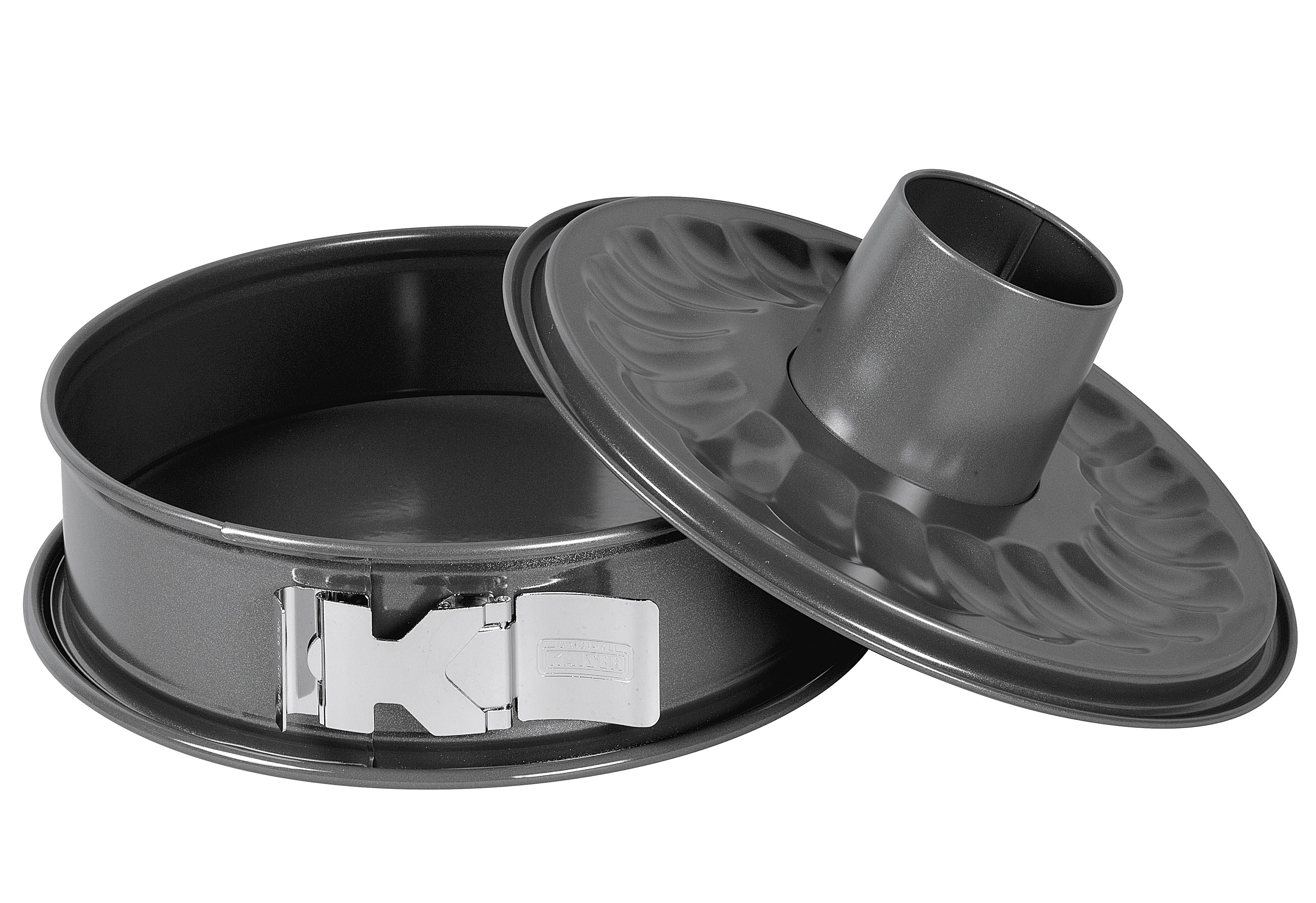 KAISER Springform La Forme Plus mit Rohrboden 8,5cm Ø28cm schwarz ...