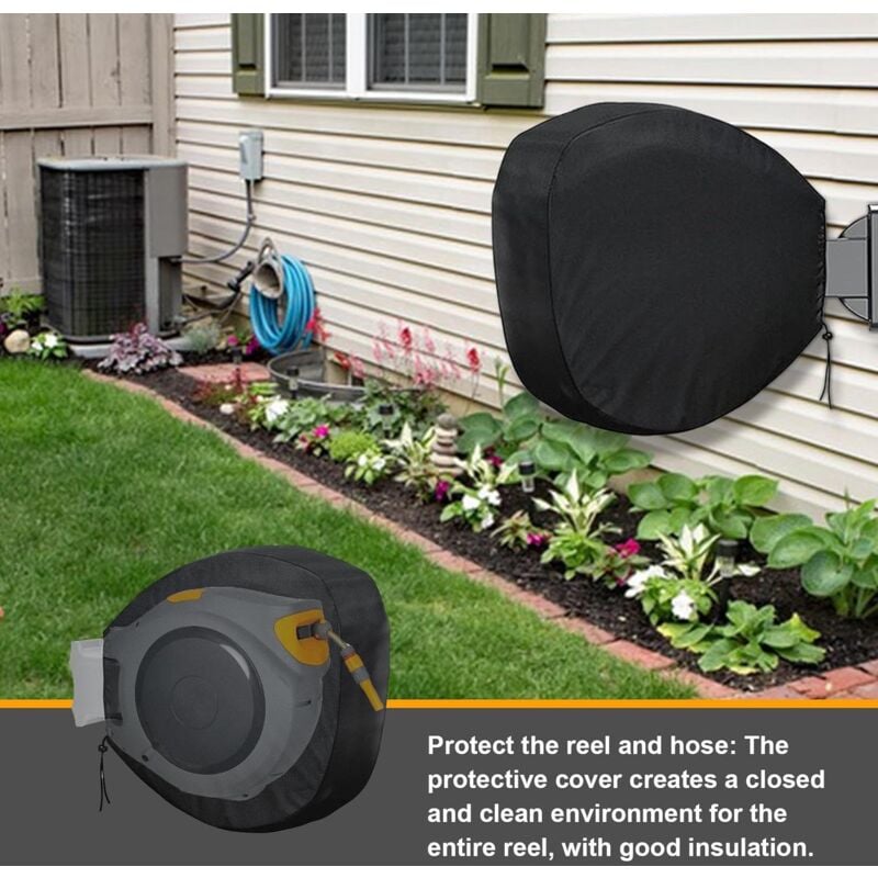 Housse de Protection 420D – Pour Dévidoir Mural Automatique HOZELOCK et GARDENA – Étanche UV - 4