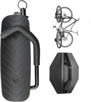 Confezione Da 4 Ganci Per Bici, Staffe In Ferro Per Appendere La Bici Supporto Da Parete A L Per Bici Resistente Comodo Portabici Verticale Per Garage Di Casa Nero - Foto 11