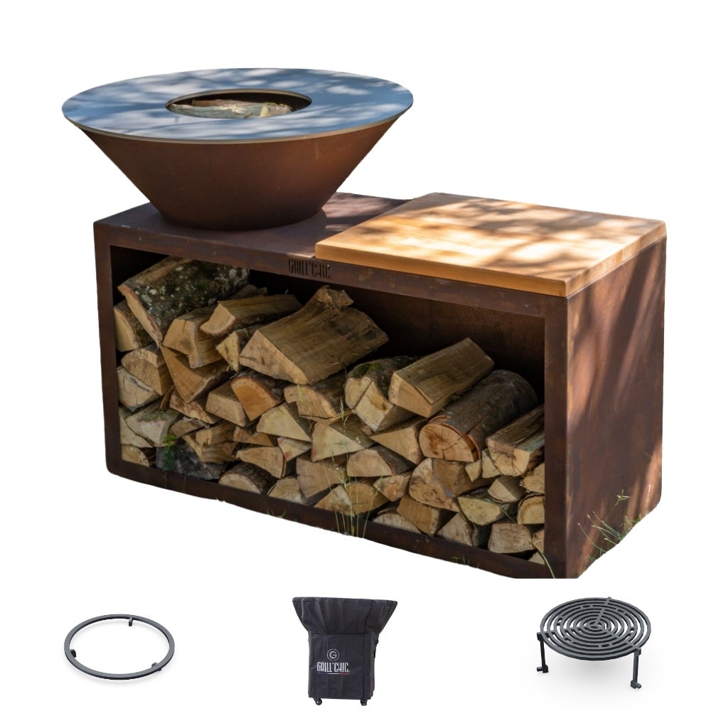Pack Privilege Brasero Traditionnel Corten 103 Simple Cuve - Avec ...