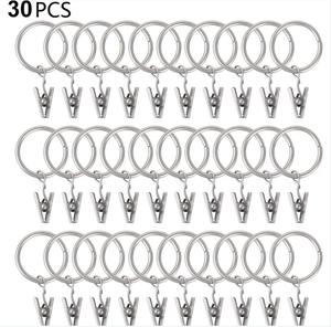 Lot 4 Supports Bride U 28 Mm Inox – Avec Vis & Chevilles – Tringle Placard & Salle De Bain