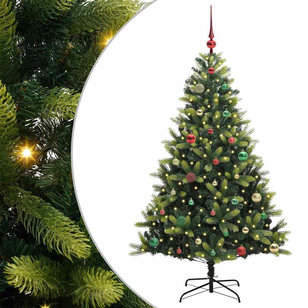 Sztuczna skandynawska choinka z zawiasami 150 LED 150 cm