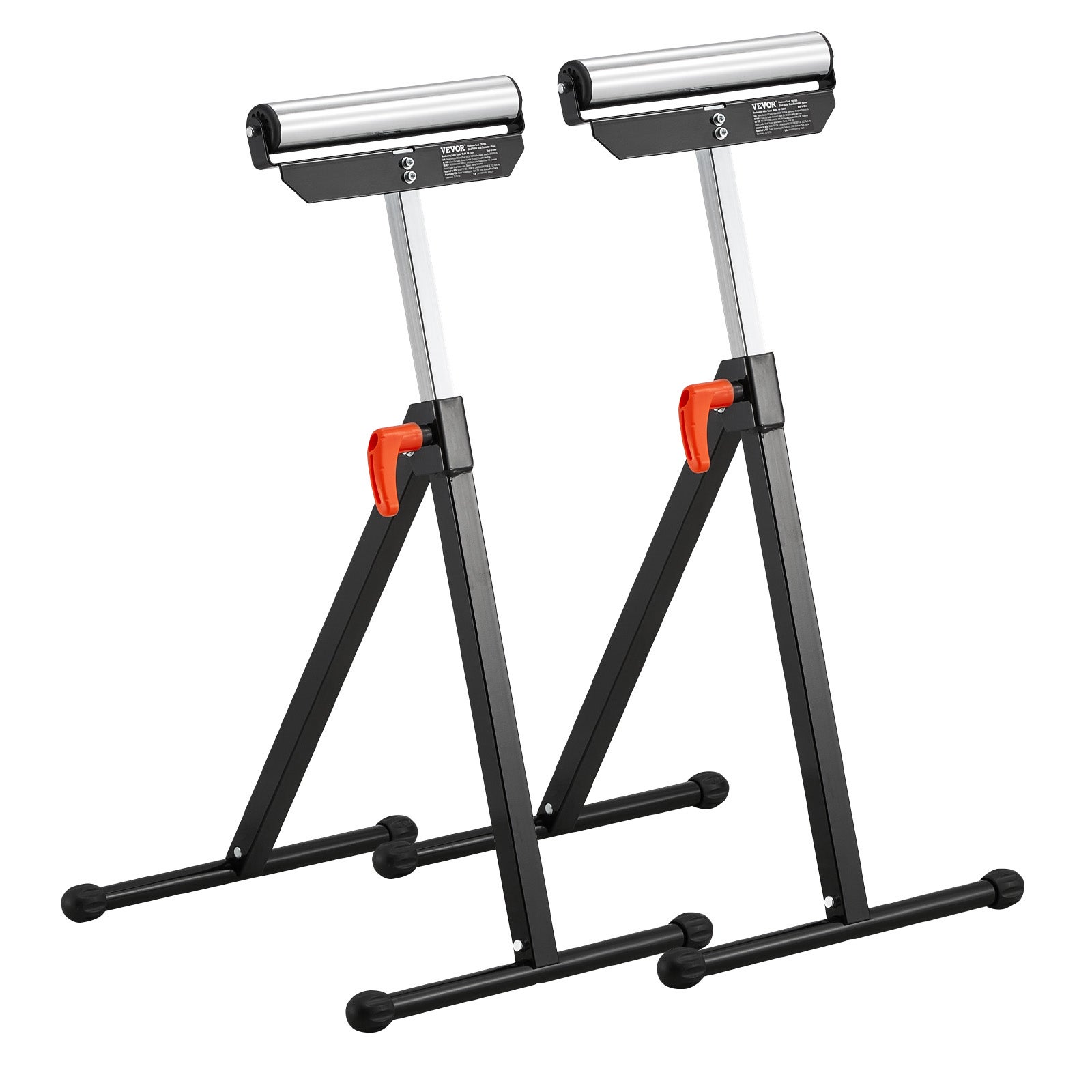 2x stojak rolkowy stojak rolkowy regulowany 68-108cm stojak roboczy składany 61kg VEVOR