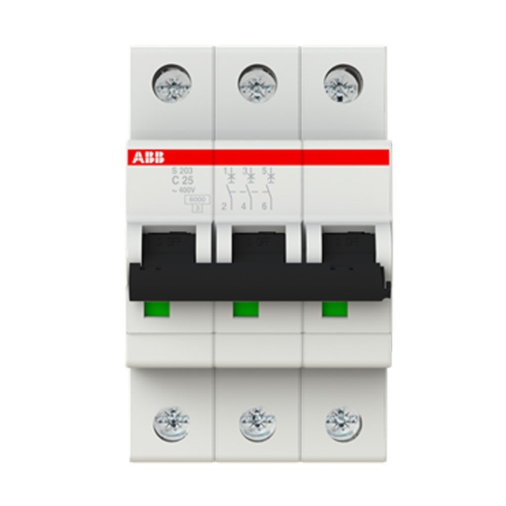 OFERTA! ABB S203-C63 Interruptor magnetotérmico 3P 63A C 6kA