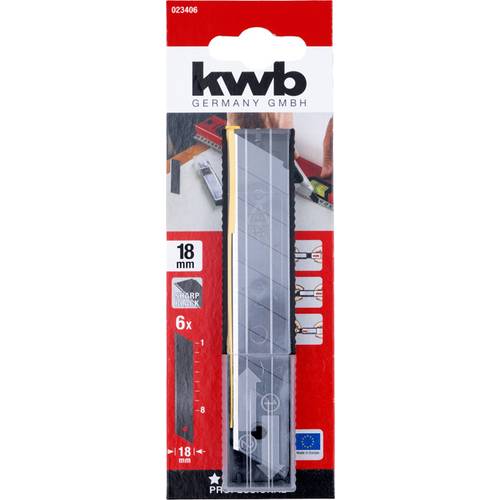 kwb 023406 Lames de coupe 18 mm en acier au carbone 6 pc(s) - 2