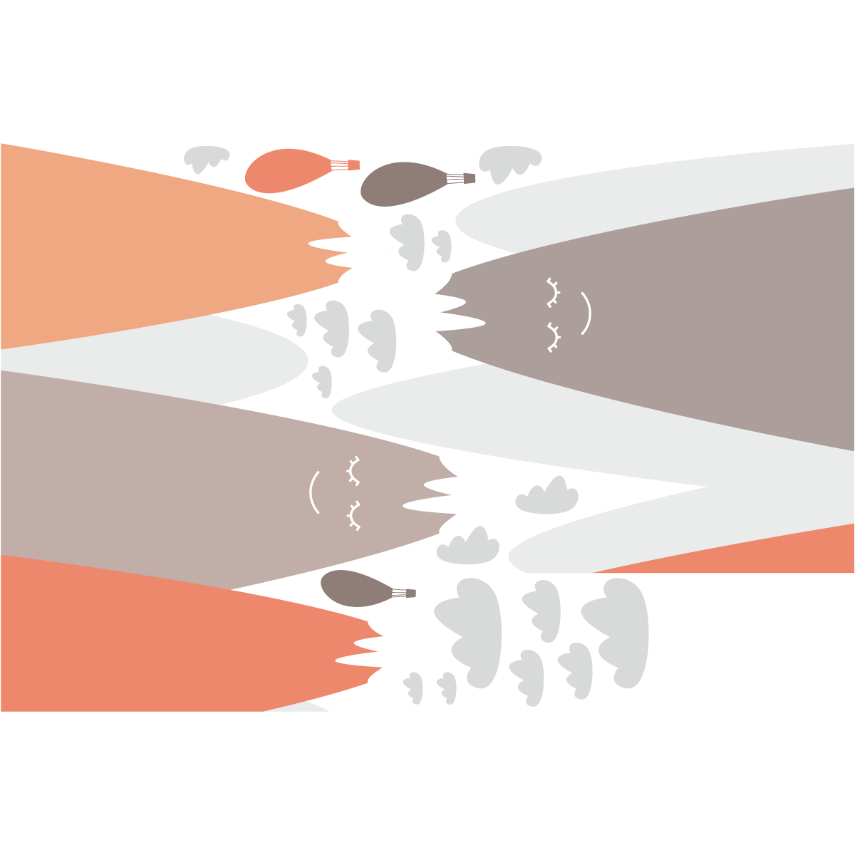 Vinilo niño escandinavo de montaña ursilka - adhesivo de pared - revestimiento sticker mural decorativo - 100x150cm - 2