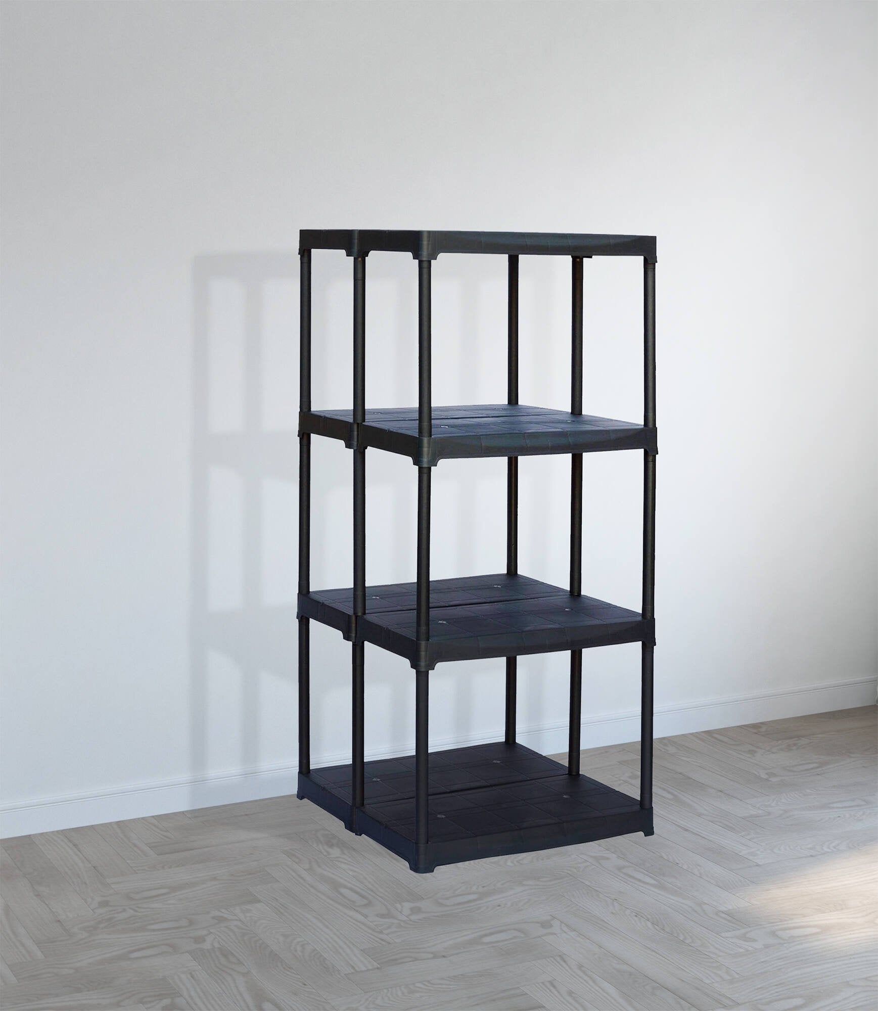 Armario de exterior Ostenda, Estante de exterior, Armario de balcón multiusos, Mueble de exterior, 100% Made in Italy, Antracita, 60x59h133 cm - 2