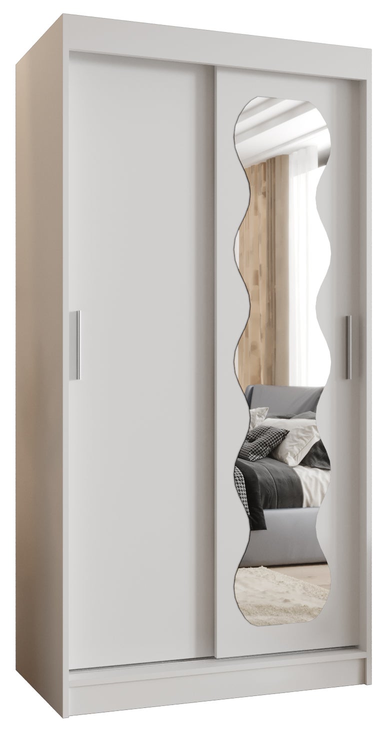 Szafa przesuwna garderoba SPOTI 100 x 62 x 200 cm Biały