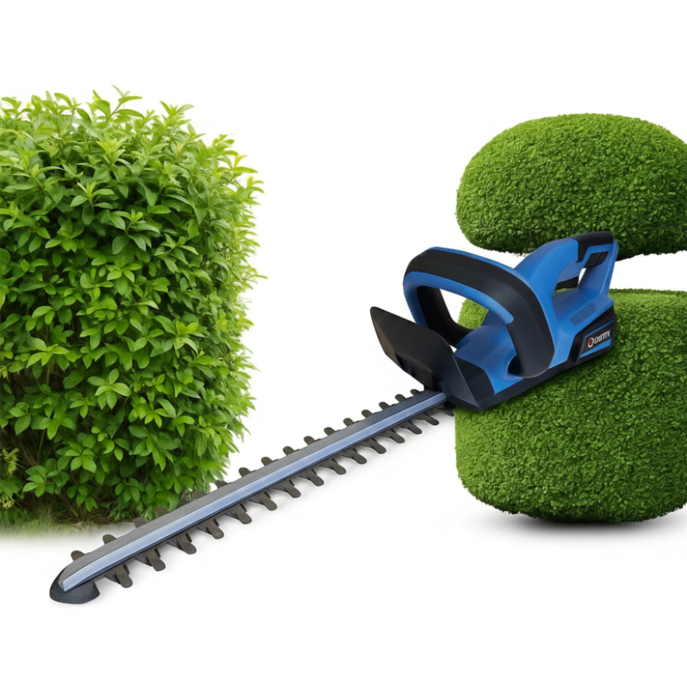 Tagliasiepi Elettrico a Batteria 21V 3.0Ah con 2 Batterie Kit Completo Potente 1300W Lama 52cm 2500RPM Taglio 14mm Leggero e Sicuro - 4