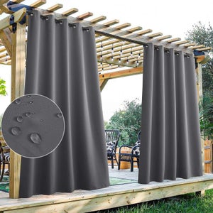Tenda Per Gazebo Passione Casa - 160x270 Cm, Grigio, UV Resistente, Con Bottoni E Asole - Foto 3