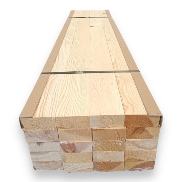 Lot de 20 planches de pin sylvestre rabotées 4X14X240 cm