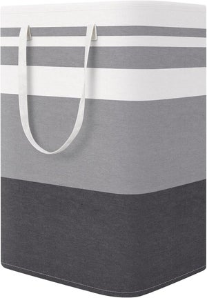 Cesto Portabiancheria Pieghevole E Impermeabile Con Manico Lungo Cesto Portabiancheria Resistente Cesto Portaoggetti Per Giocattoli In Camera Da Letto Bagno Dormitorio 75 L Grigio 92058097