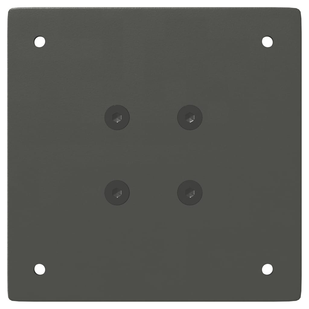 Pernas para mesa de centro 4 peças aço antracite 100-102 cm - COMFORTXL - 6