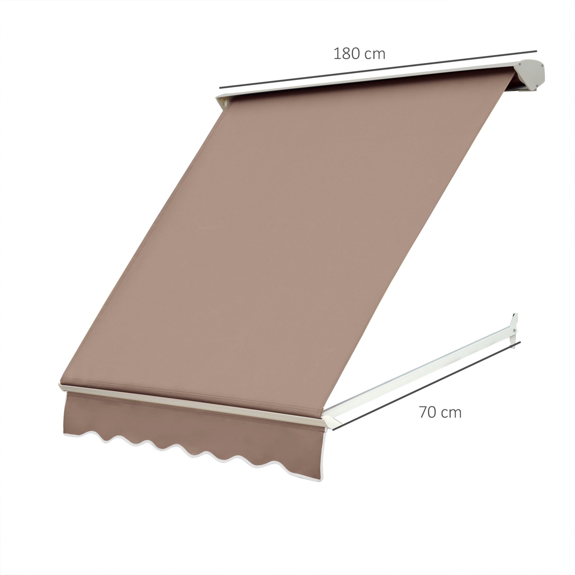 store banne Aluminium Outsunny - 3