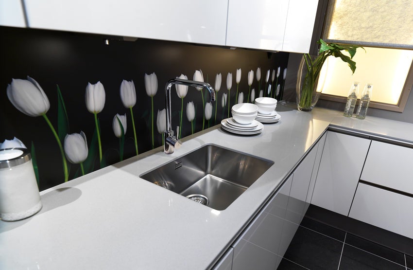 GALINDO 8648616 THEO Grifo Cocina Caño Alto Negro Leroy Merlin