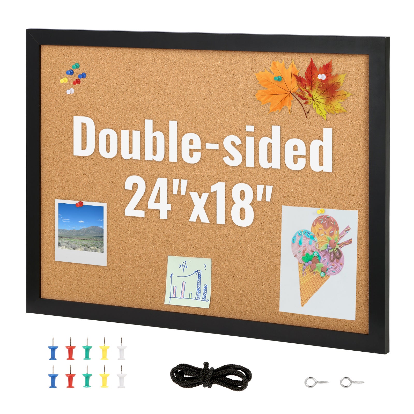 Tableau liège double face 24 x 18